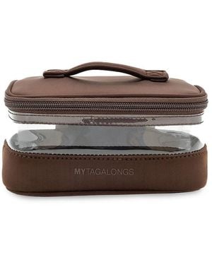MYTAGALONGS Mini My Clear Cosmetic Case - Brown