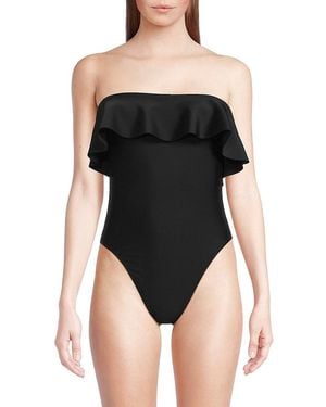 Ramy Brook Minna Ruffled One-Piece Swimsuit - Black