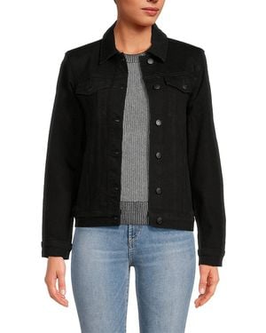 Joe's Jeans Relaxed Denim Jacket - Black