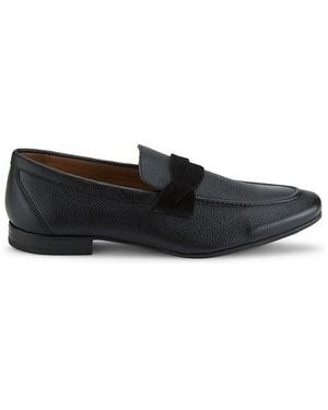 Allen Edmonds Lawrence Leather Loafers - Black