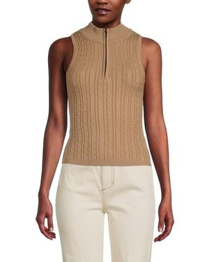 Heartloom Yuiko Sleeveless Knit Top - White