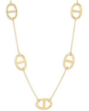 Saks Fifth Avenue 14K Station Necklace - Metallic