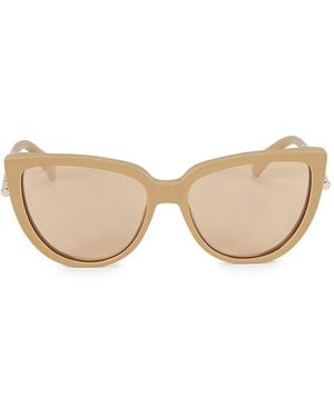 Max Mara 56Mm Cat-Eye Sunglasses - Natural