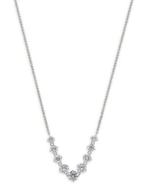 Adriana Orsini Leah Rhodium Plated & Cubic Zirconia Necklace - Metallic