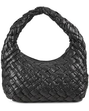 Walter Baker Indie Weaved-Leather Hobo Bag - Black
