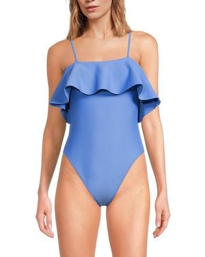 Ramy Brook Minna Ruffled One-Piece Swimsuit - Black