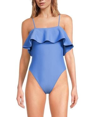 Ramy Brook Minna Ruffled One-Piece Swimsuit - Black