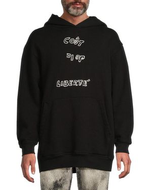Cout de la Liberte Killian Crytal-Embellished Hoodie - Black