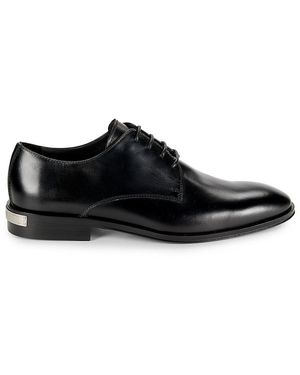 Roberto Cavalli Leather Oxford Dress Shoes - Black