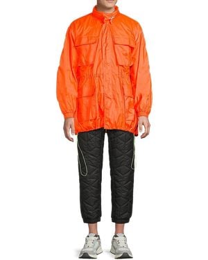 MCM Solid Utility Jacket - Orange