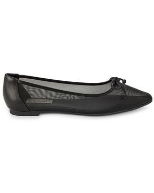 Badgley Mischka Cam Mesh Ballet Flats - Black
