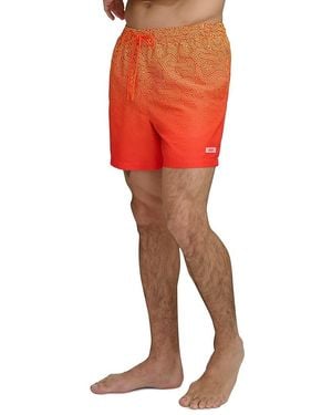 DKNY Textured Ombre Drawstring Swim Shorts