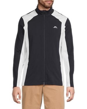 J.Lindeberg J. Lindeberg Banks Zip Mid Layer Jacket - Black