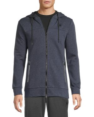 Spyder Logo Zip Hoodie - Blue