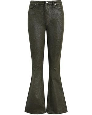 Hudson Jeans Holly High-rise Flared Jeans - Green