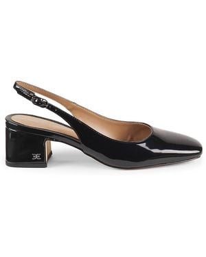 Sam Edelman Terra 51Mm Square Toe Block Court Shoes - Black