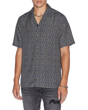 Ksubi Plus Print Short-Sleeve Shirt - Gray