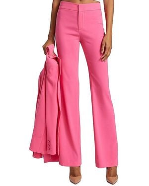 Alice + Olivia Livi Mid-Rise Pants - Pink