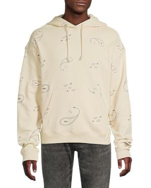 Hudson Jeans Bandana Hooded Sweatshirt - Natural