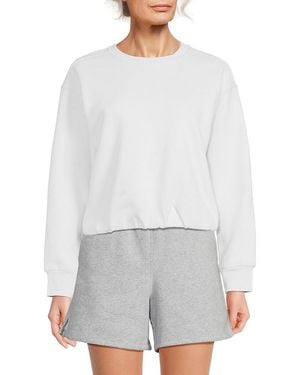 Calvin Klein Embroidered Logo Sweatshirt - White