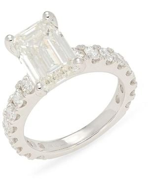 Badgley Mischka 14k White Gold & 5.75 Tcw Lab Grown Diamond Ring