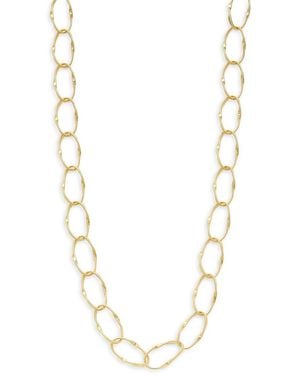 Marco Bicego Marrakech Onde 18K Link Chain Necklace - Metallic