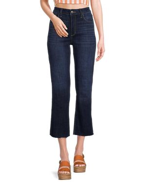 Joe's Jeans High Rise Bootcut Cropped Jeans - Blue