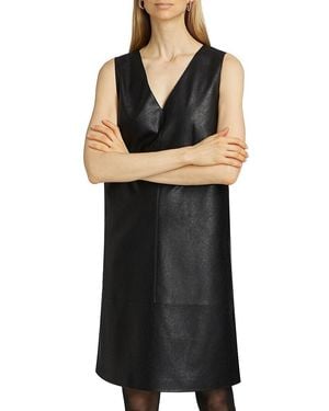 Kobi Halperin Graylen Faux Leather Shift Dress - Black