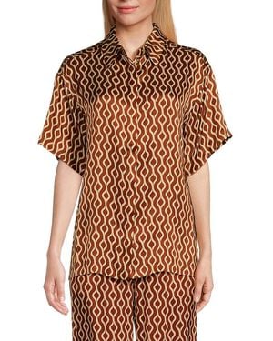 Third Form Voyage Printed Shirt - Brown