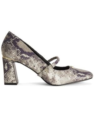 DKNY Carley 75Mm-Embossed Pumps - Metallic
