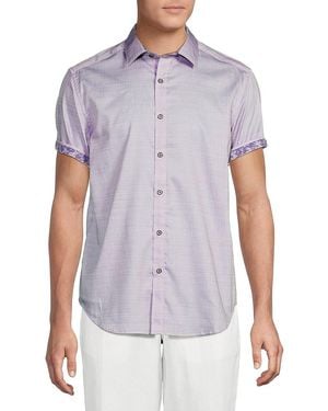 Robert Graham Roth Cotton Classic Fit Shirt - White