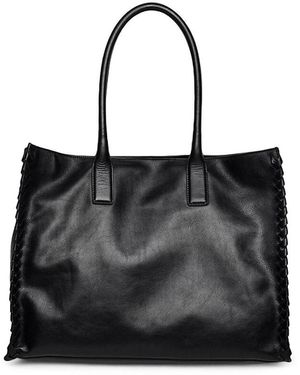 Walter Baker Sailor Leather Tote Bag - Black