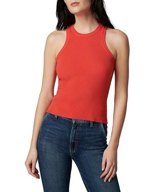 Joe's Jeans Daria Rib-Knit Tank - Red