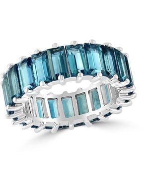 Effy 14k White Gold & London Blue Topaz Ring