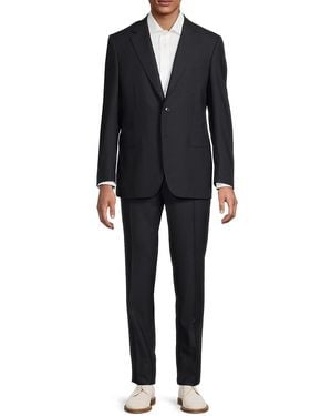 Canali Two-Button Classic-Fit Suit - Black