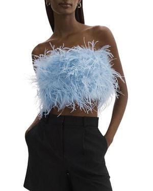 Lamarque 'Zaina Feather Bustier - Blue