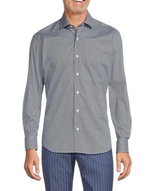 Bertigo 'Geometric Print Shirt - Grey