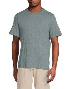 Onia Slub Textured Cotton T-Shirt - Gray