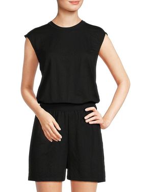 Theory Solid Romper - Black