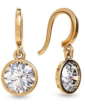 Gabi Rielle 14K Vermeil & Cubic Zirconia Drop Earrings - Metallic