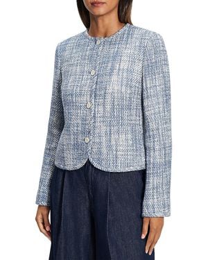 Theory Clean Woven Lady Jacket - Blue