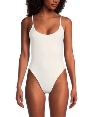 WeWoreWhat Scoop Cami One-Piece Swimsuit - White