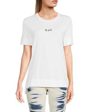 Stella McCartney Sos Cotton T-Shirt - White