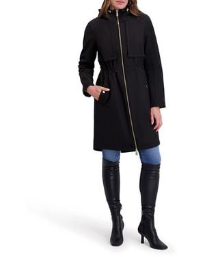 Kensie Softshell Hooded Jacket - Black