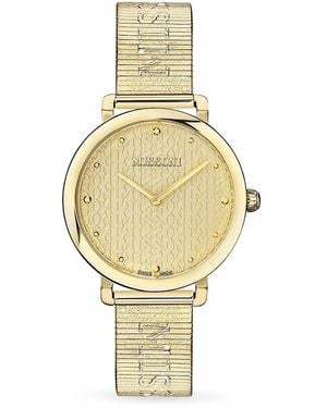 Missoni Logo Guilloché Bracelet Watch - Metallic