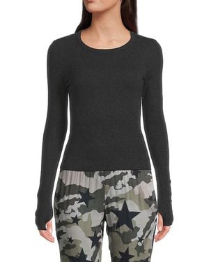 Chaser Brand Knit Top - Black