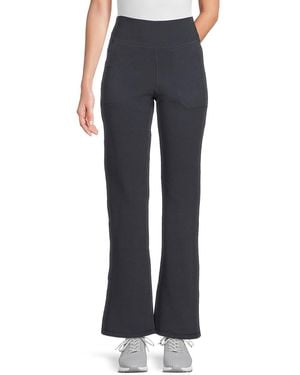 Calvin Klein High-Rise Flared Trousers - Blue