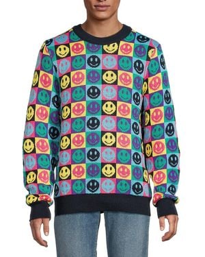 Wesc Leon Pop Smiley Jumper - Blue