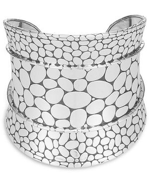 John Hardy Kali Sterling Cuff Bracelet - White