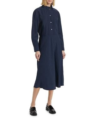 Vince Easy D-ring Shirtdress - Blue